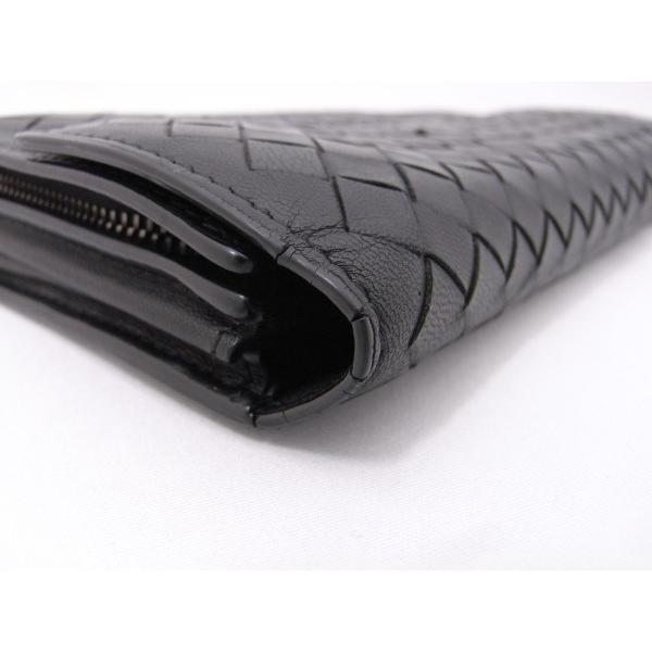 ボッテガヴェネタ　イントレチャート長財布　150509 V001N 1000 BOTTEGA VENETA（ボッテガ・ヴェネタ） 長財布 150509 V001N 1000