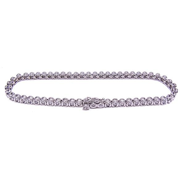 欲しいの 湘南で愛されて60年の質屋 送料無料 プラチナジュエリー 1 00ct ダイヤモンド テニスブレスレット プラチナ850 中古 程度a ノーブランド Pt850 レディースアクセサリー Affaires Sociales Gouv Cg