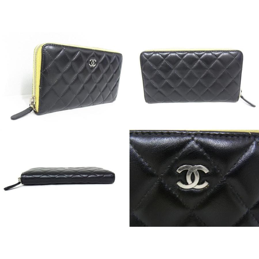 マトラッセ シャネル CHANEL ラウンドファスナー長財布 マトラッセ シャネル CHANEL ラウンドファスナー長財布