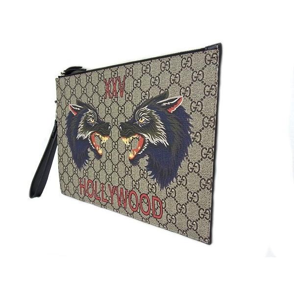 GUCCI（グッチ） クラッチバッグ 473904 GGスプリームキャンバス 
