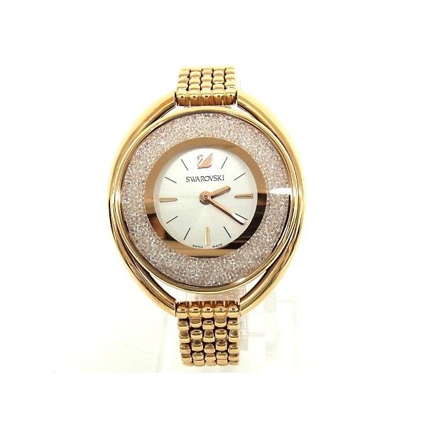 SWAROVSKI（スワロフスキー） CRYSTALLINE OVAL ウォッチ クリスタルオーバル 5200341 RGP ローズゴールド ...