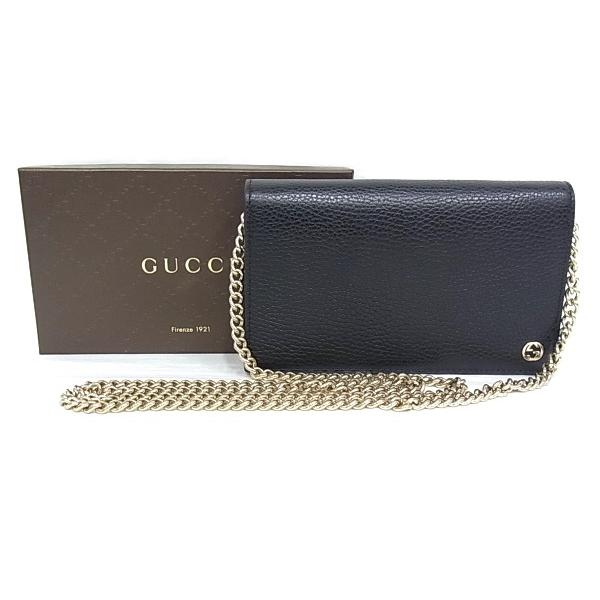 GUCCI ブラック レザー 財布 楽天市場】【未使用品】【財布】GUCCI グッチ グッチシマ 2つ折