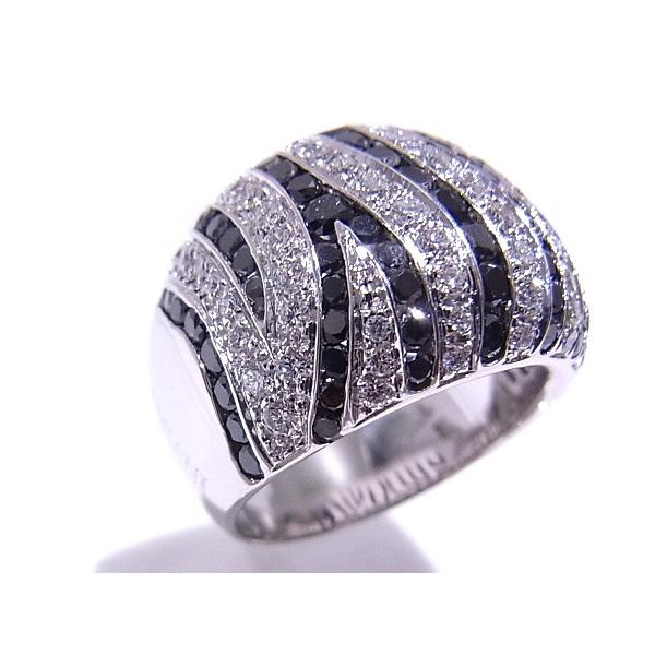 DAMIANI ダミアーニ 指輪 ＃15 ゼブラリング 750WG K18 ホワイト
