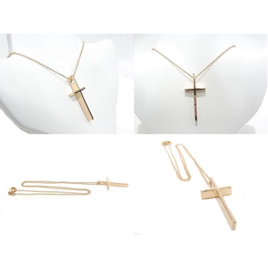 ティファニー Tiffany Co クロスネックレス K18 750 Pg ピンクゴールド 中古 程度a 美品 a 25 ヤギ質店 平塚駅前店 通販 Yahoo ショッピング