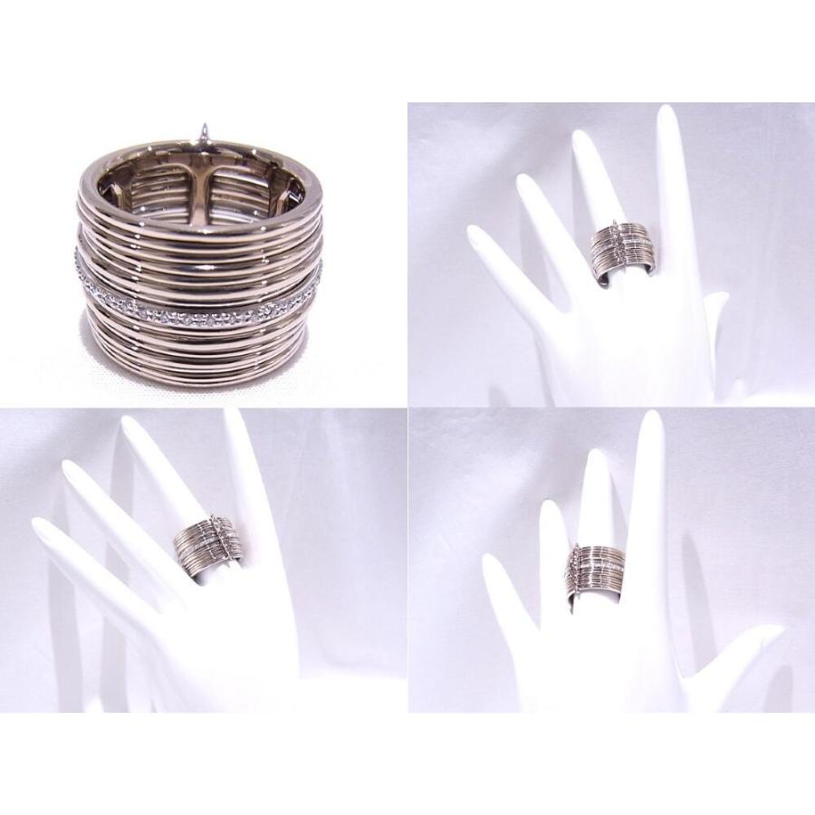 KASHIKEY カシケイ Naked Setting リング ダイヤ K18BG/Pt900 ブラウン  