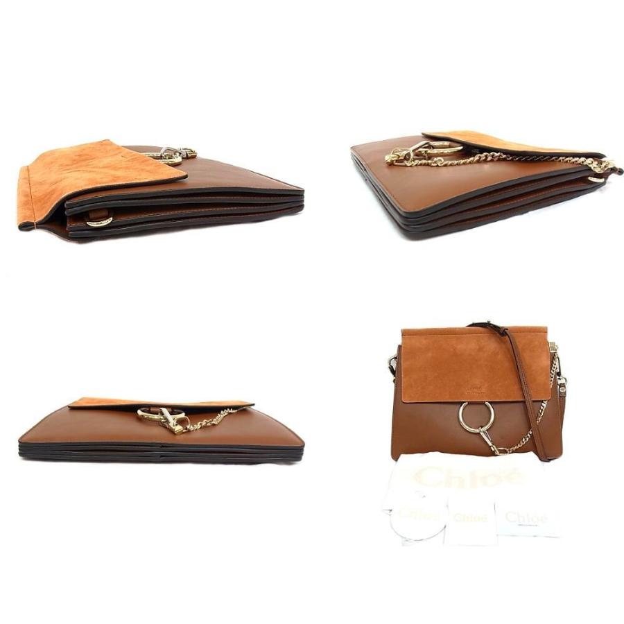 Chloe Faye クロエ ショルダーバッグ ブラウン美品