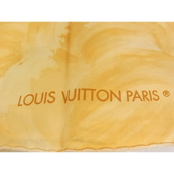 LOUIS VUITTON VUITTON ルイ・ヴィトン ストール スカーフ イエロー 