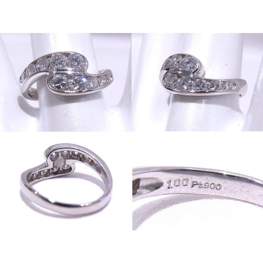 指輪 Pt900　プラチナ　ダイヤリング 合計1.00ct 【中古】【程度A】【質屋出品】 【新品仕上げ済み】【ノーブランド】の画像