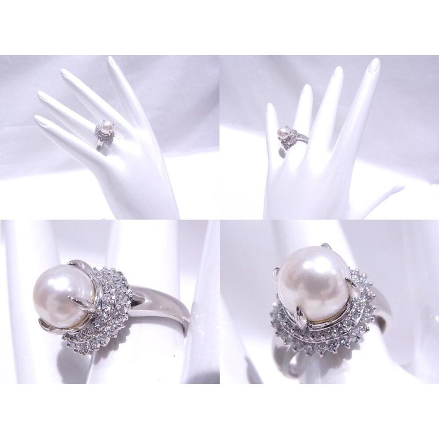 ☆真珠 ダイヤモンド pt850 リング☆パール www.imans-hotel.ci