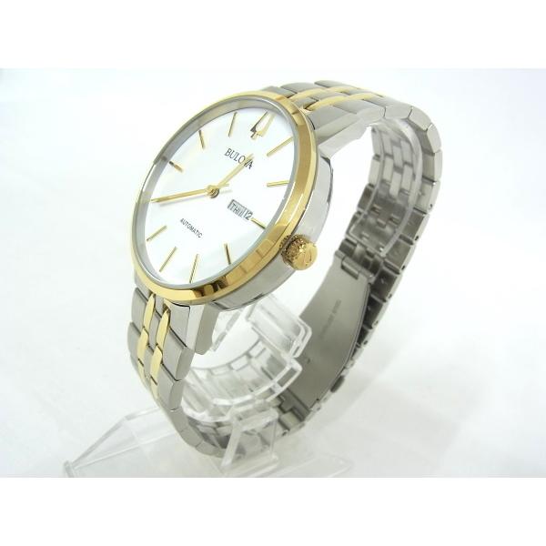 BULOVA ブローバ 98C130 メンズ オートマチック デイデイト SS/GP 