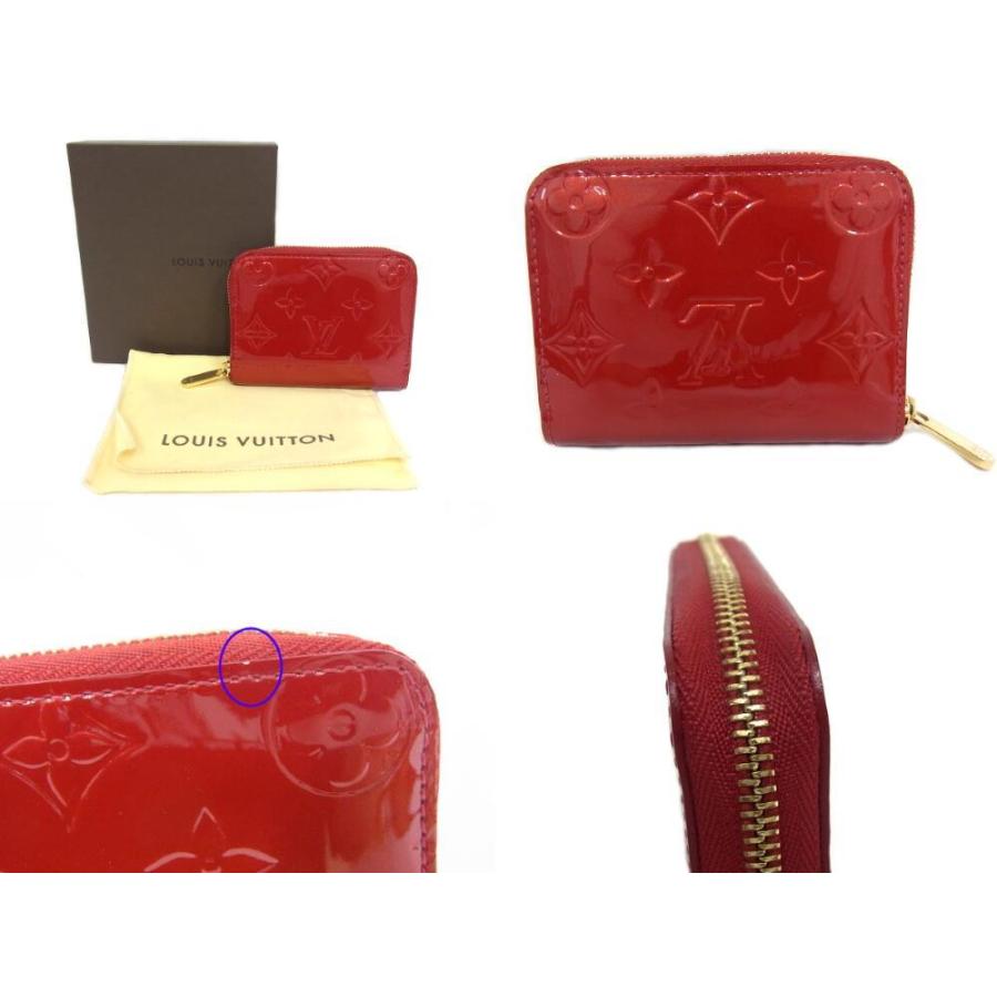 Louis Vuitton エナメル コインケース レッド LOUIS VUITTON（ルイ 