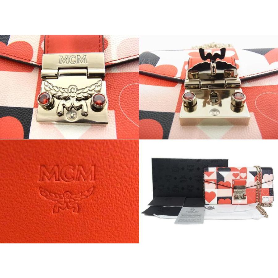MCM（エムシーエム） 長財布 チェーンウォレット ハート MYL AAPA06