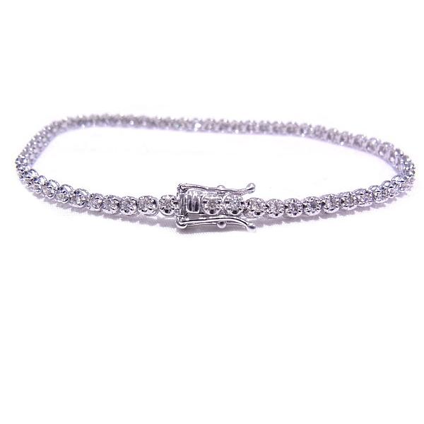 絶対一番安い K18wg ダイヤ テニスブレスレット 合計1 00ct ゴールドジュエリー ホワイトゴールド 程度a ノーブランド 楽天 Www Technet 21 Org