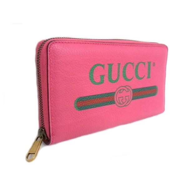 グッチ GUCCI ラウンドファスナー長財布 496317 レザー アウトレット品 