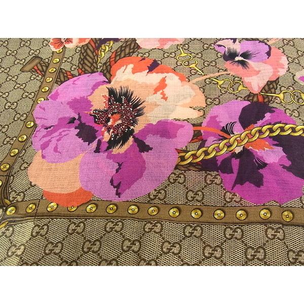GUCCI（グッチ） ストール 508797 3G200 ブルームス フラワー GG