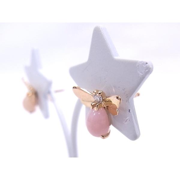 CHAUMET（ショーメ） ピアス 750PG K18 ピンクゴールド ピンクオパール