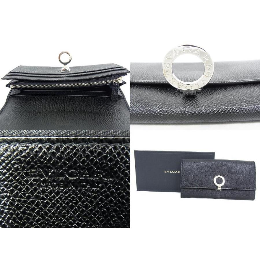 BVLGARI ブルガリ BVLGARI 二つ折り長財布 ロゴクリップ