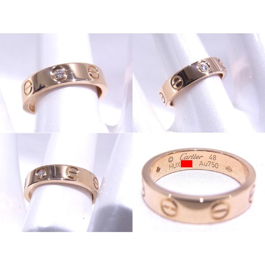 LOVE（Cartier） カルティエ Cartier ミニラブリング PG ダイヤモンド1