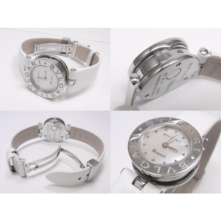 美品✨　BVLGARI bz22s ビーゼロワン　ホワイトシェル文字盤　腕時計 ブルガリ BVLGARI ビーゼロワン BZ22S ホワイトシェル文字盤 クォーツ