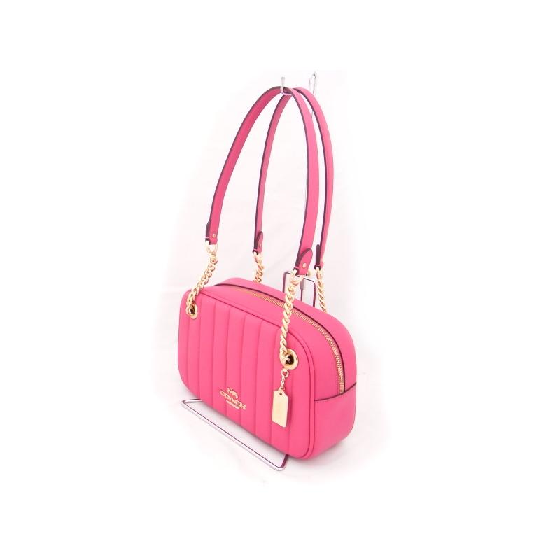 COACH コーチ チェーンショルダーバッグ ピンク L2192-C8151