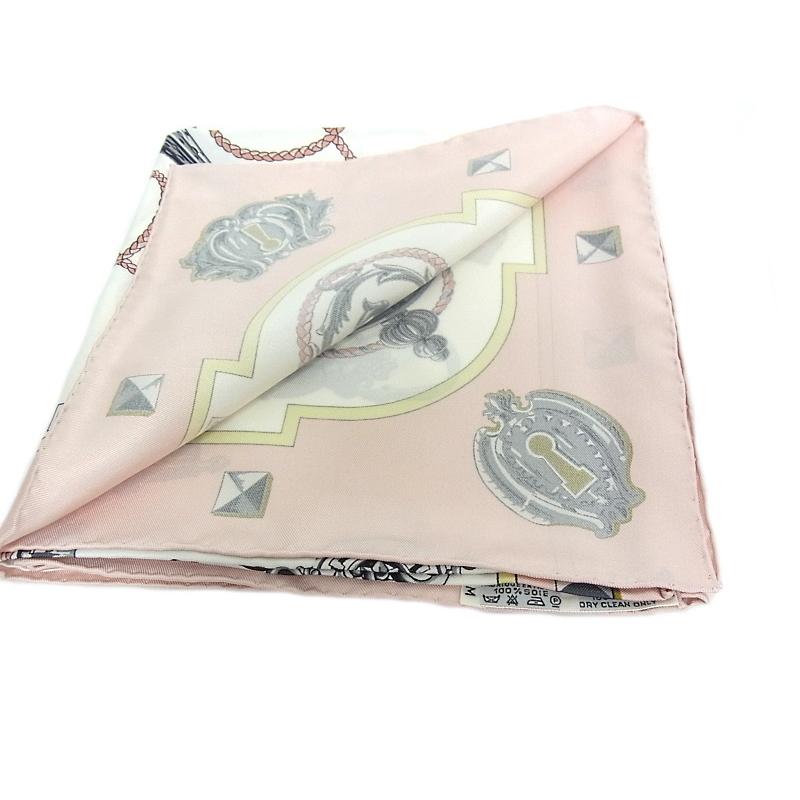 HERMES（エルメス） スカーフ シルク100％ レディース カレ90 ピンク