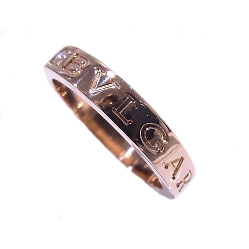 BVLGARI BVLGARI ブルガリ ダブルロゴリング 1Pダイヤ 750 18K BVLGARI BVLGARI ブルガリ ダブルロゴリング 1Pダイヤ 750 18K