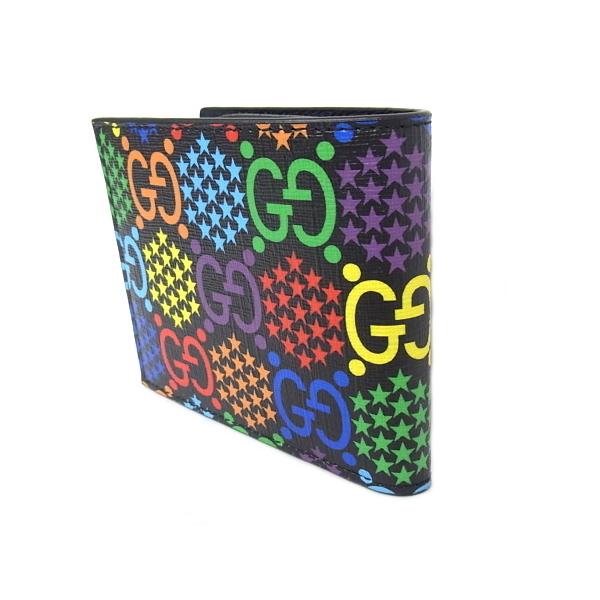 GUCCI（グッチ） GGサイケデリック 二つ折り札入れ 601089 マルチ
