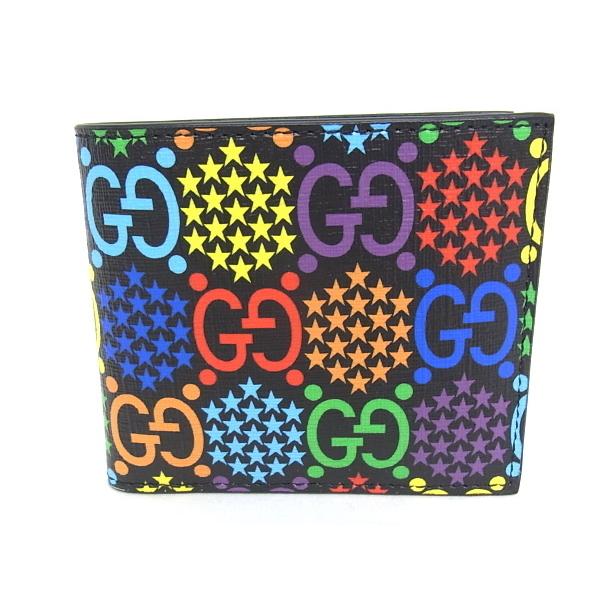 GUCCI（グッチ） GGサイケデリック 二つ折り札入れ 601089 マルチ 