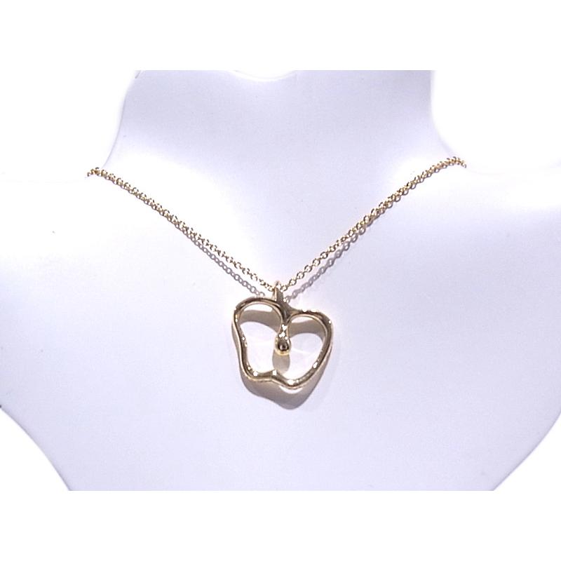 ティファニー TIFFANY&CO アップル ネックレス ペンダント 18K 750 YG 