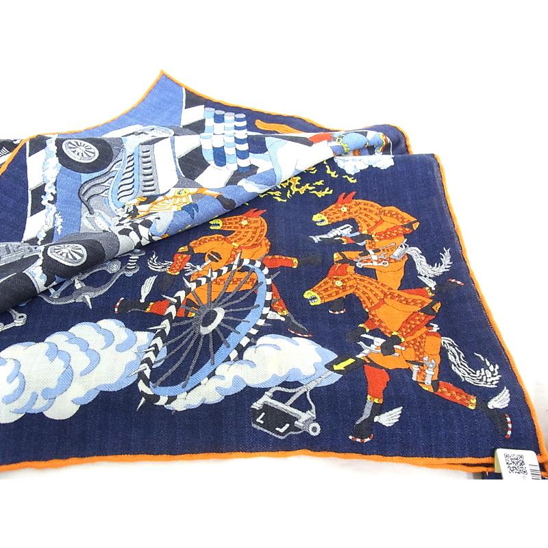 HERMES エルメス スカーフ カシミヤ/シルク レディース カレ100 HERMES エルメス スカーフ カシミヤ/シルク レディース カレ100