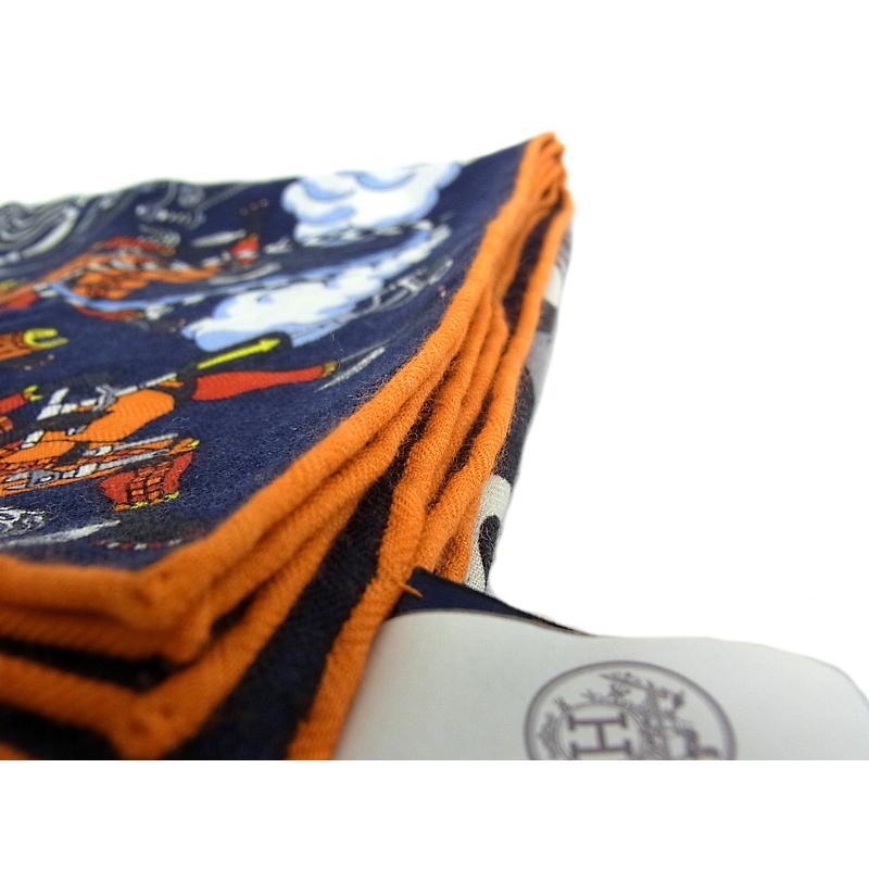 HERMES エルメス スカーフ カシミヤ/シルク レディース カレ100 HERMES エルメス スカーフ カシミヤ/シルク レディース カレ100