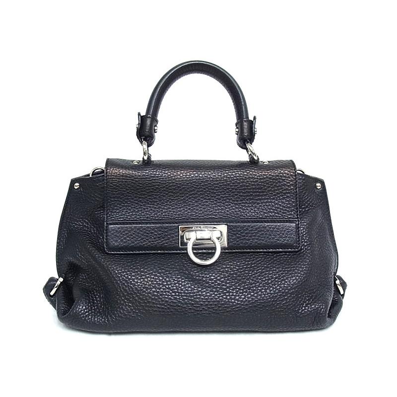 FERRAGAMO サルヴァトーレ フェラガモ ガンチーニ レザー FERRAGAMO サルヴァトーレ フェラガモ ガンチーニ レザー