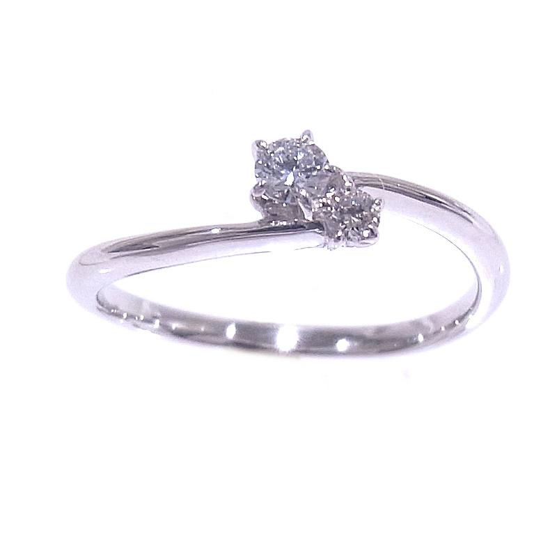 STAR JEWELRY スタージュエリー STAR 指輪 リング K18 WG ホワイト  