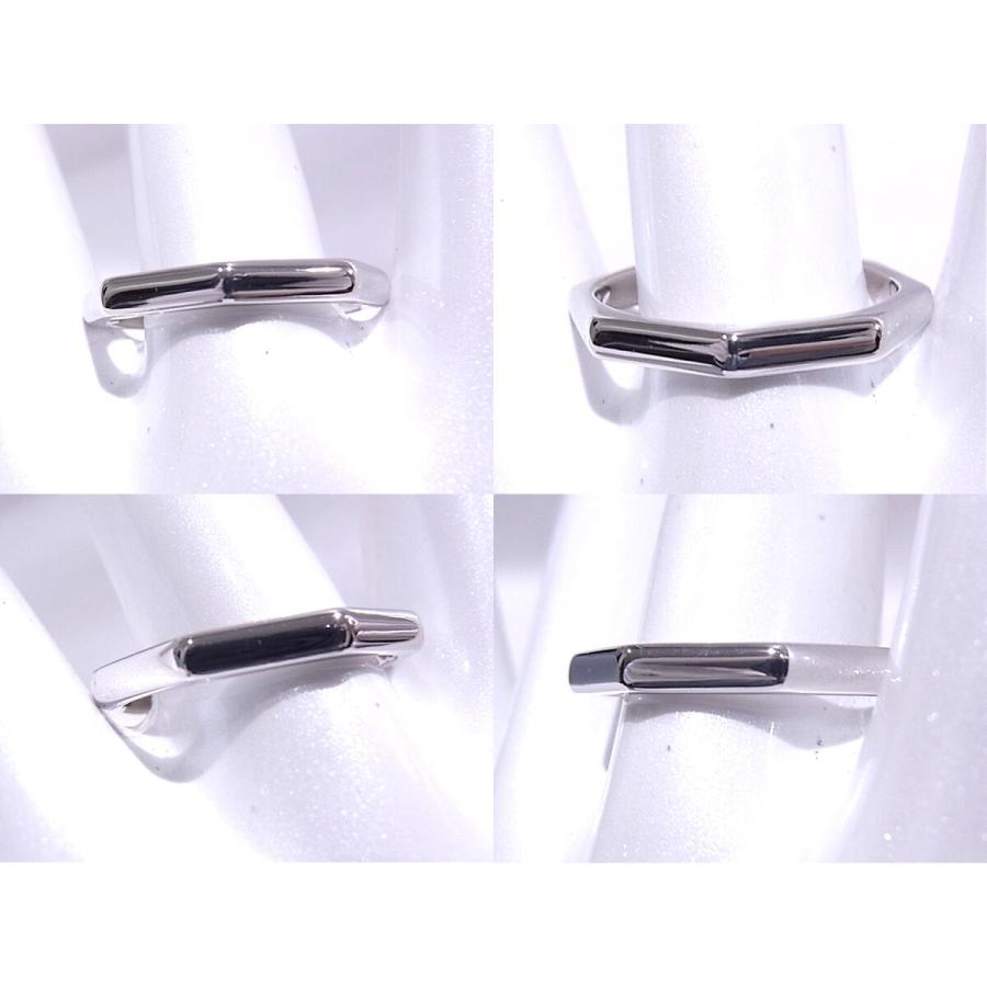 BVLGARI BVLGARI ブルガリ オクタゴナルリング 指輪 750 18K WG