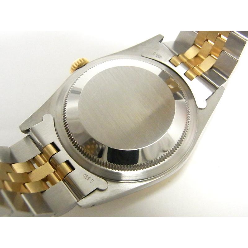 【OH済み】ロレックス 16233G デイトジャスト メンズ 10Pダイヤ X番シリアル シャンパン文字盤 腕時計 【中古】【程度A】【美品】｜yagi-hiratsuka｜05