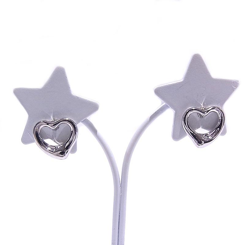 Tiffany & Co ティファニー Pt950 プラチナ ピアス オープン 