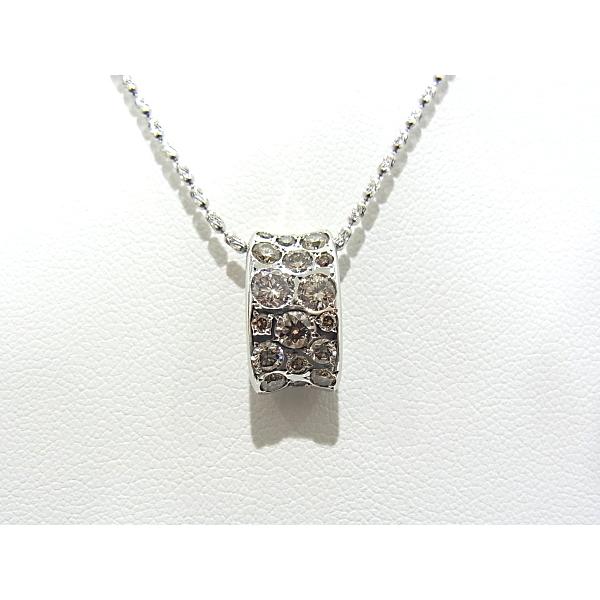 カシケイ メランジェ ネックレス MELANGE ブラウンダイヤ 0.90ct  