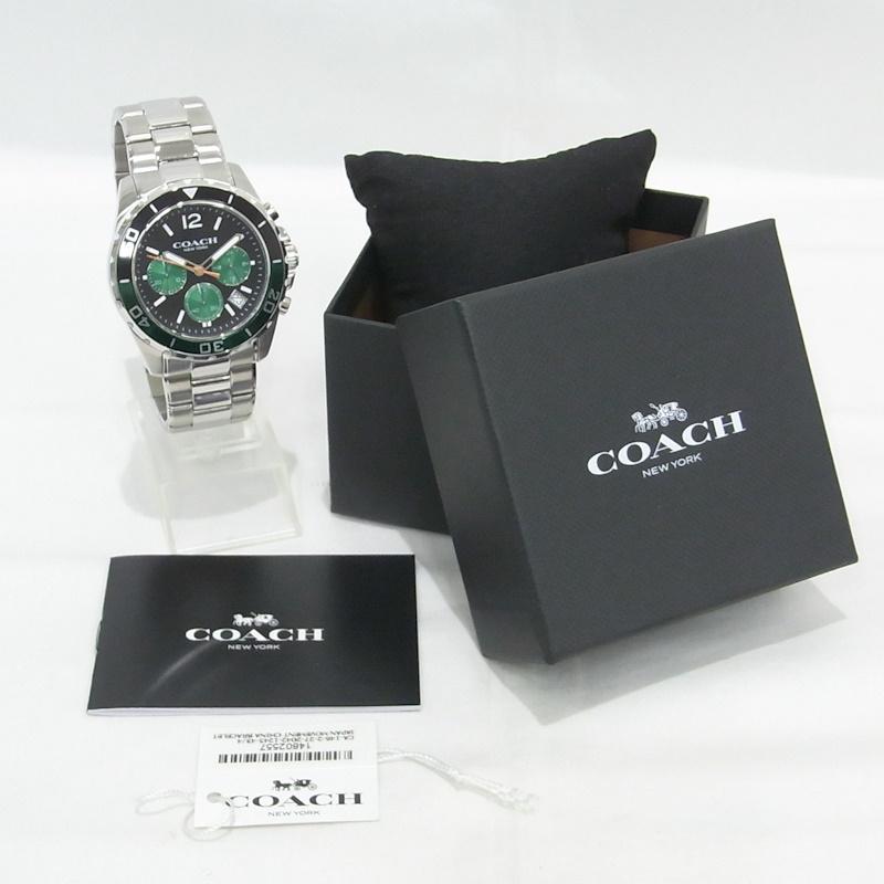 COACH（コーチ） KENT ケント クロノグラフ 14602557 ブラック 