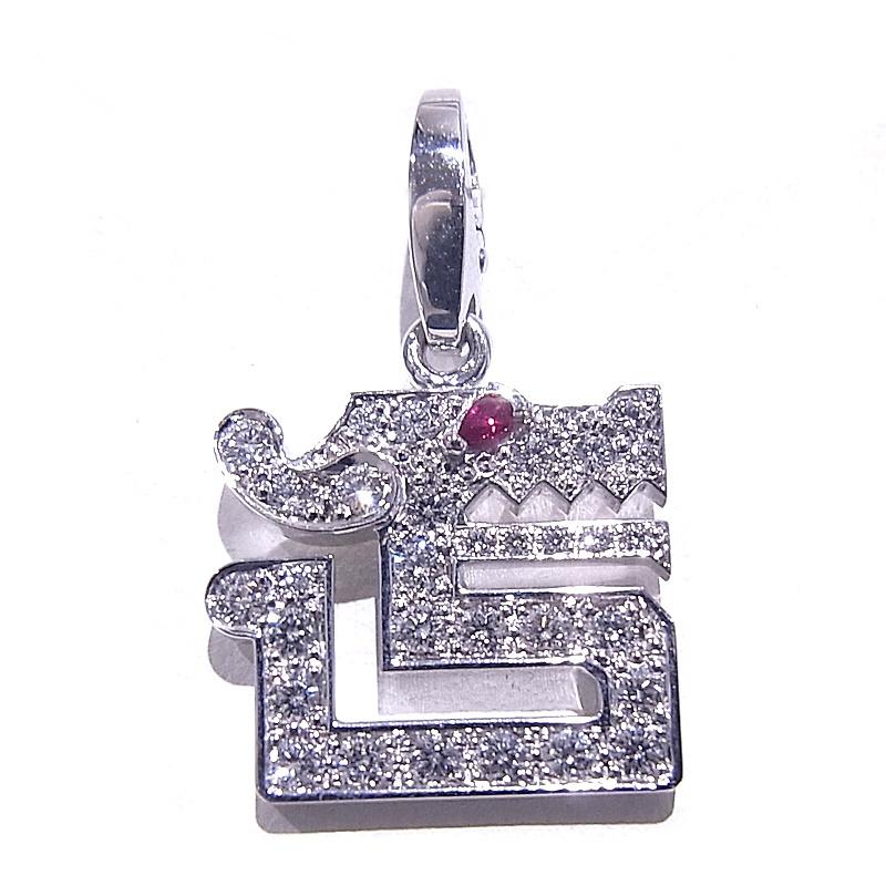 Cartier（カルティエ） ペンダント 750 K18WG ホワイトゴールド 