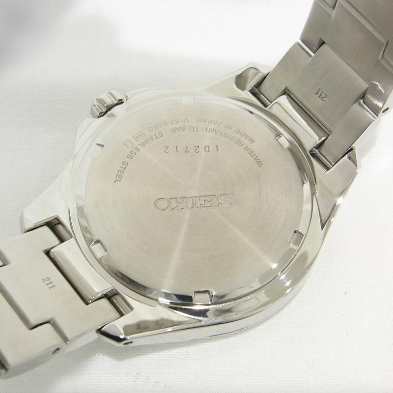 SEIKO（セイコー） 逆輸入モデル SNE077J ソーラー V157-0AB0 【未使用 