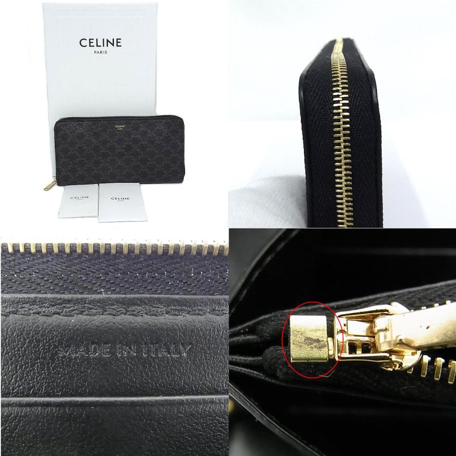 CELINE セリーヌ celine 長財布 トリオンフ ラージ ジップ CELINE セリーヌ celine 長財布 トリオンフ ラージ ジップ