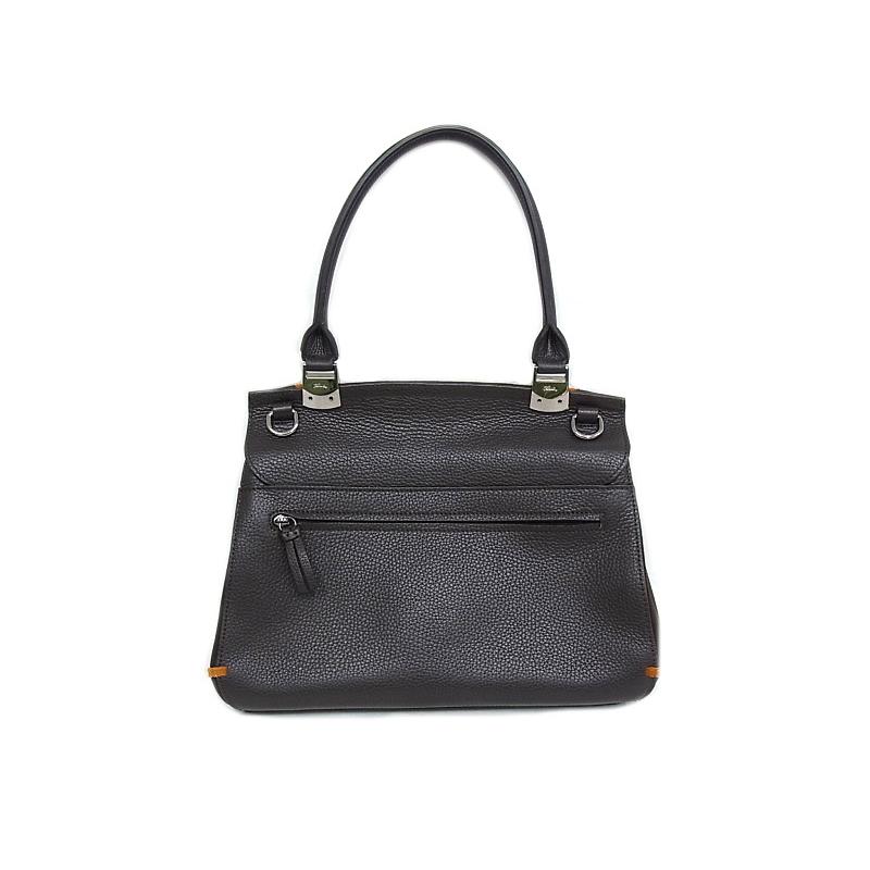 LONGCHAMP ロンシャン マドレーヌ レザー/スエード レディース こげ茶 