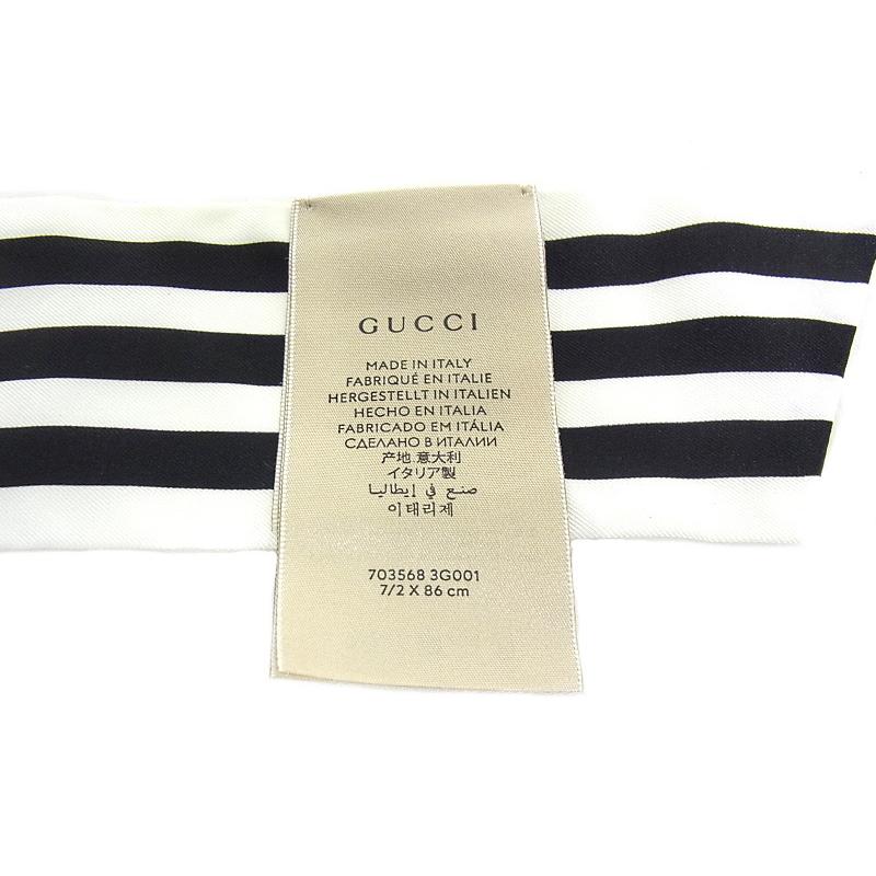 GUCCI グッチ GUCCI ネックボウ スカーフ アディダスコラボ ロゴ GUCCI グッチ GUCCI ネックボウ スカーフ アディダスコラボ ロゴ