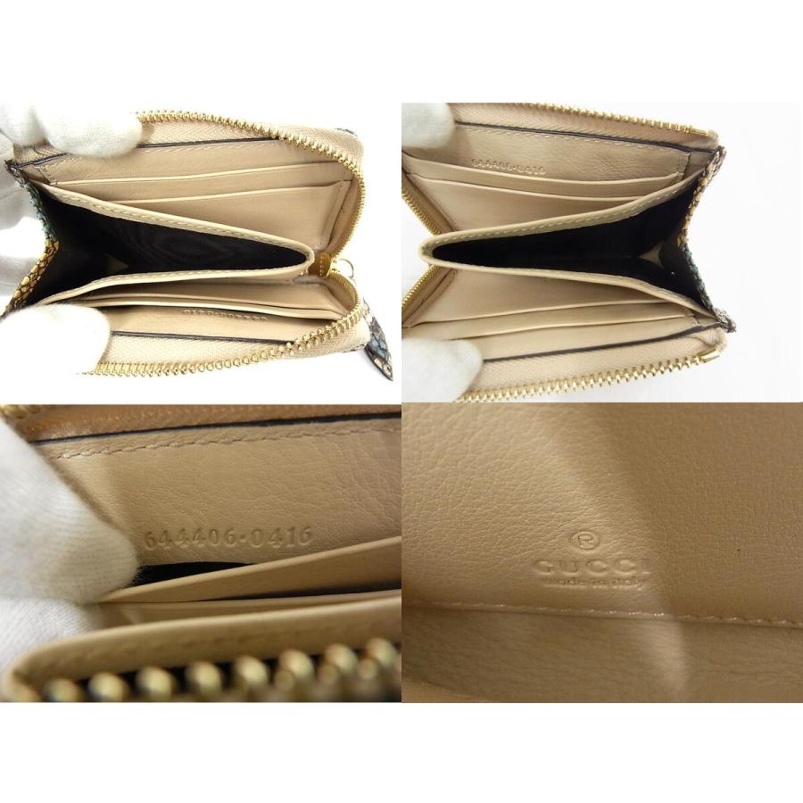 GUCCI（グッチ） コンパクト財布 コインケース L字ファスナー パイソン GGマーモント 644406 0416【中古】【程度B+】【良品】 :  ヤギ質店・平塚駅前店 - 通販 - Yahoo!ショッピング GUCCI パイソン ミニ財布 L字ファスナー
