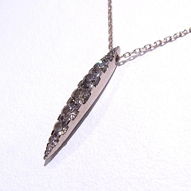 カシケイ　ネイキッド　ネックレス　NAKED ブラウンダイヤ　0.40ct 　Kashikey K18　BD 【中古】【程度A】【美品】の画像