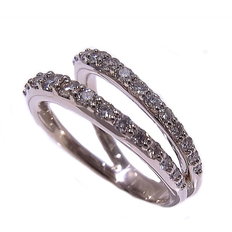 カシケイ マーシネスダイヤリング リング ダイヤ 0.60ct K18BG 