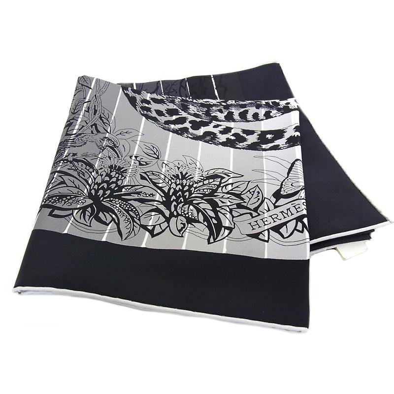 (貴重&美品！)HERMES カレ90 スカーフ Jungle Love ヒョウ HERMES エルメス Jungle Love ジャングルラブ カレ 90 スカーフ