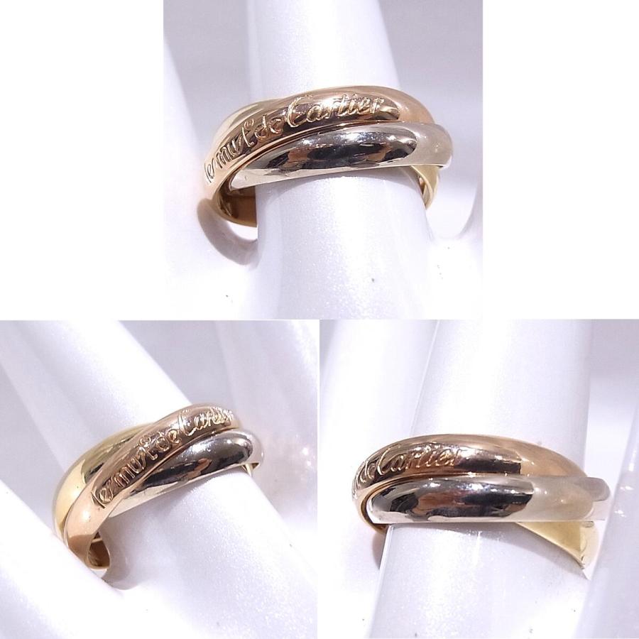 Cartier（カルティエ） トリニティリング スリーカラーゴールド 750YG