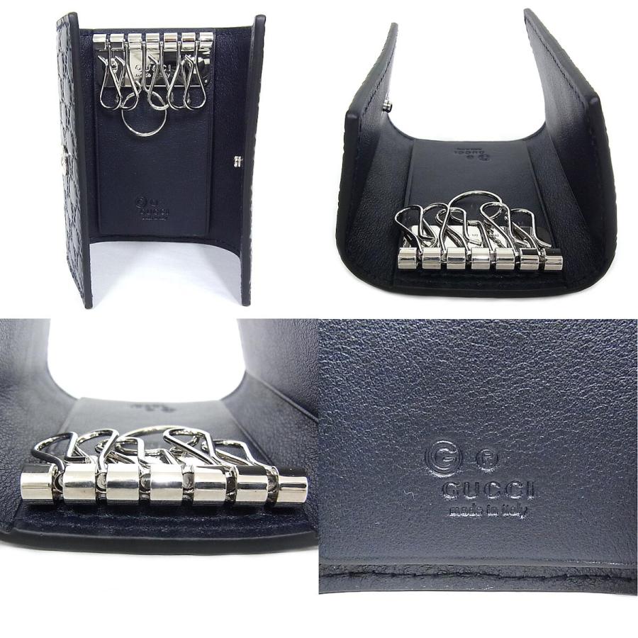 GUCCI（グッチ） キーケース 6本 6連 アウトレット グッチシマ レザー