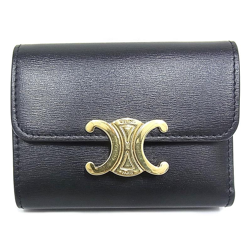 CELINE（セリーヌ） 三つ折り財布 コイン入れ付きコンパクトウォレット